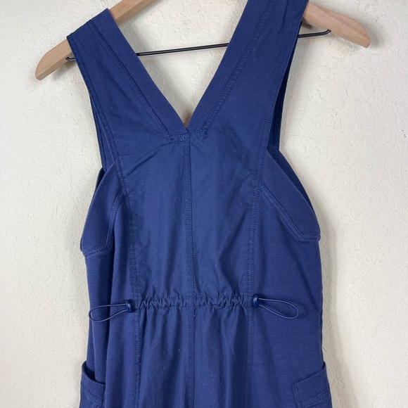 Daily Practice by Anthropologie Zip-Front Jumpsuit in Navy Size Small - Picture 9 of 10